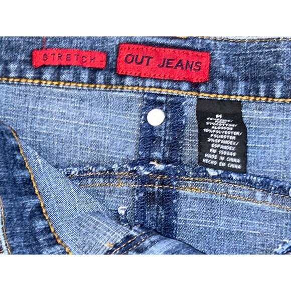 (6 for $25) Out Jeans Vintage Style Jean Skirt Size Medium - Picture 3 of 5